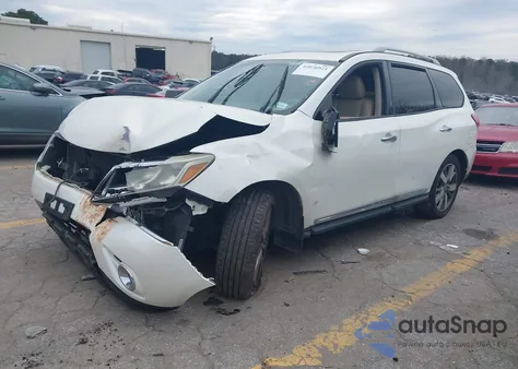 2015 Nissan Pathfinder Platinum из США, поврежденный, VIN 5N1AR2MM0FC615475